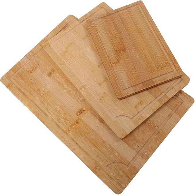 SUNGOOYUE Wooden Cutting Board Chopping Board, Large Wooden Cutting Boards For Meat Vegetable Cheese, Heavy Duty Kitchen Serving Tray Nan