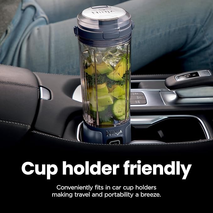 Ninja Blast Portable Blender, Cordless, 18oz. Vessel, Personal Blender For-Shakes and Smoothies, BPA Free, Leakproof-Lid and Sip Spout, USB-C Rechargeable, Dishwasher Safe Parts, Lavender, BC151ML