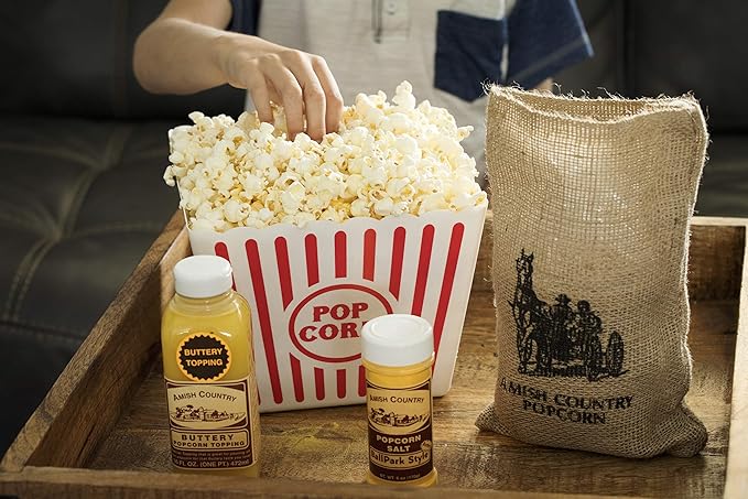 Amish Country Popcorn | Old Fashioned Microwave Popcorn | Non-GMO, Gluten Free, Microwaveable and Kosher (Microwave Sampler Gift Pack, 10 bags & 2 Cobs)