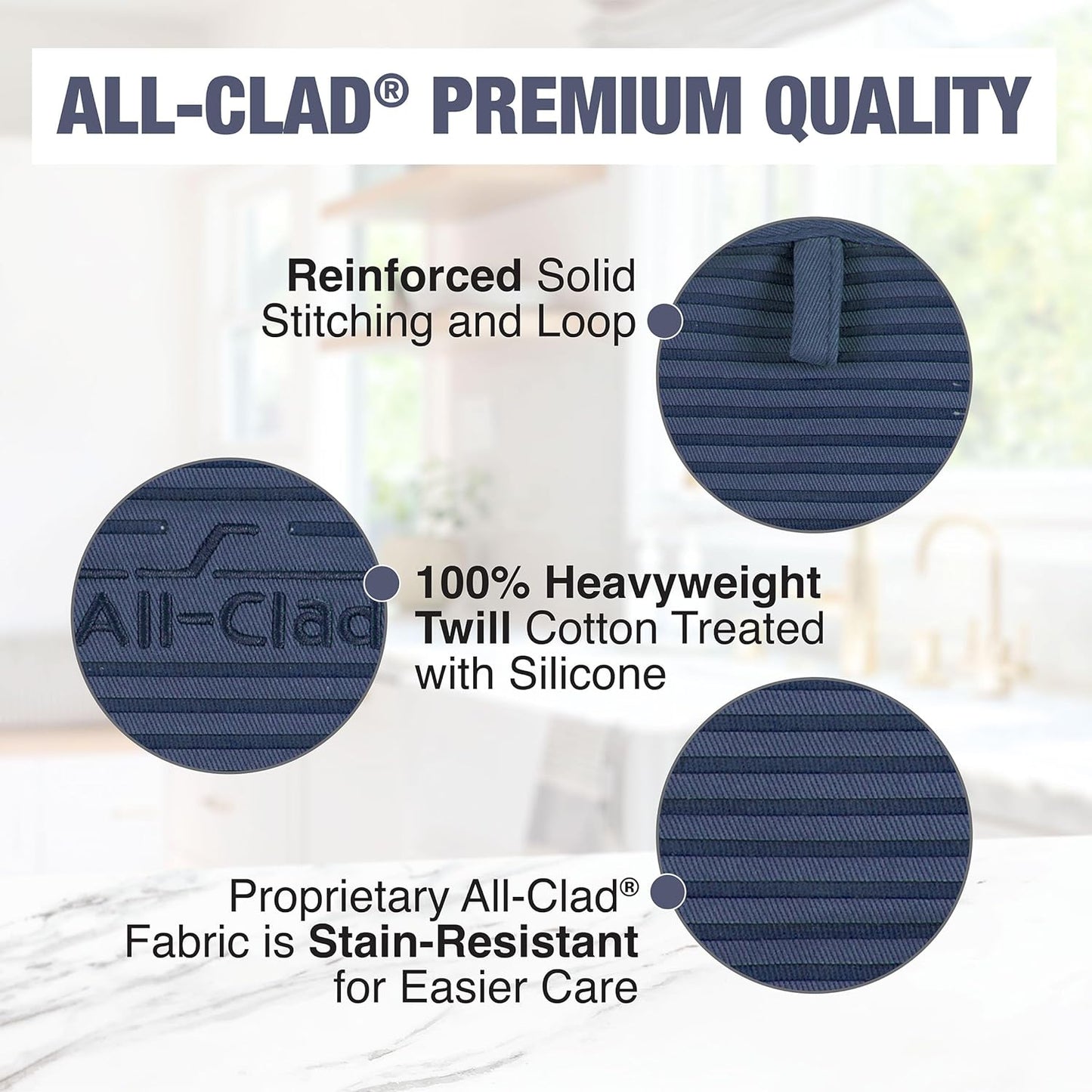 All-Clad Premium Pot Holder, 1-Pack, Indigo