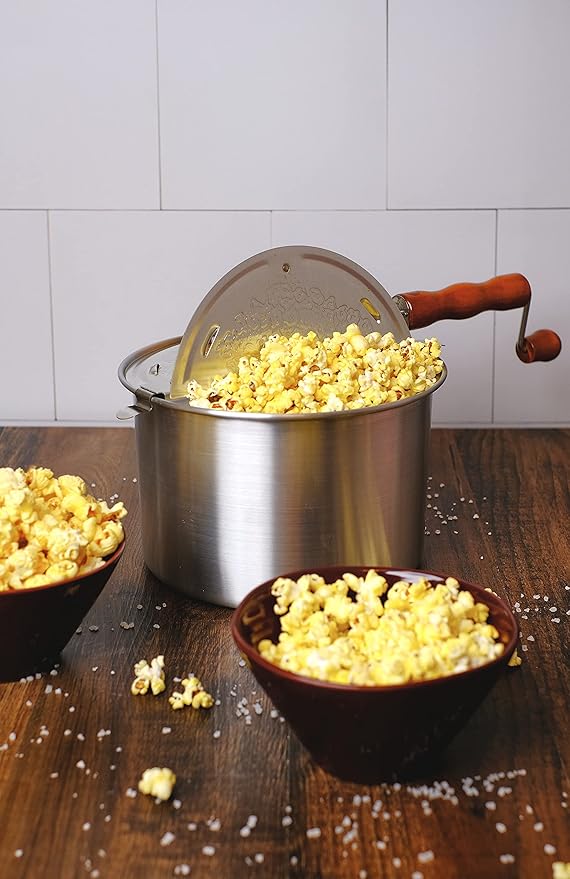 Amish Country Popcorn | All-In-One Kernel Packs | Pre-Measured for Popcorn Machines and Includes Hulless Popcorn, Oil & Salt (Medium Yellow, Oil & Seasoning -10.75 oz - Pack of 24)