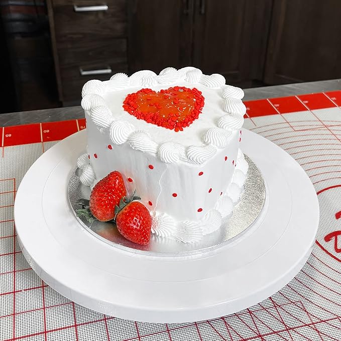 Fat Daddio's PHT-L83 Anodized Aluminum Removable Bottom Heart Cake Pan, 8 x 3 Inch