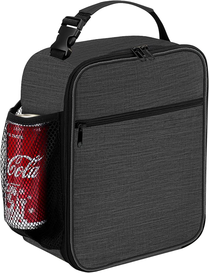 ZM-YOUTOO Lunch Box for Men - Reusable Lunch Bag Men Adult Women- Insulated Small LunchBox (Depth Gray)