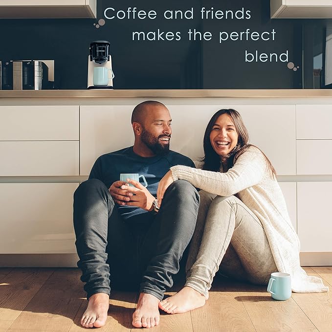 Mixpresso White Single Serve Coffee Maker for K Capsule, Compact Mini Coffee Maker 800 Watt Coffee Machine for Pods or Ground, Fast Brew, Auto Shut Off, 12 Oz Brew Size for Travel, Office, RV and Dorm