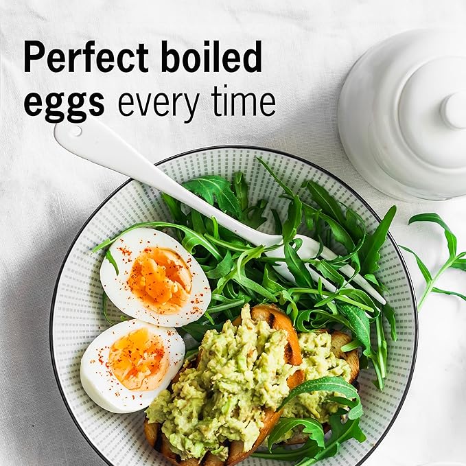 Buffalo BeepEgg – Egg Timer for Boiling Eggs – Musical Egg Cooker for Soft, Medium, Hard Boiled Eggs – Food Safe – Singing Floating Egg Timer – Egg Cooker for 3 Levels of Doneness - Brainstream