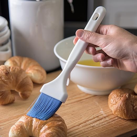 SPARTA Meteor Basting Brush, Nylon Bristle Pastry Brush for Cooking and Baking, 2" Wide, 12 Count, Blue