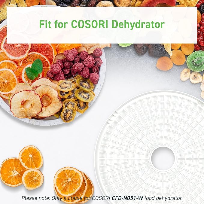 COSORI Food Dehydrator, Expend to 7 Trays, Small BPA-Free Dryer with Adjustable Space, 50 Free Recipes for Jerky, Fruit, Meat, Dog Treats, Herbs, Vegetable, Mushrooms, and Egg
