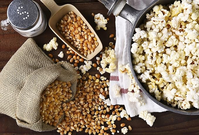 Amish Country Popcorn | 2-5.5 Ounce Bottles | Fine White Popcorn Salt | Old Fashioned, Non-GMO (2-5.5 Ounce Bottles)