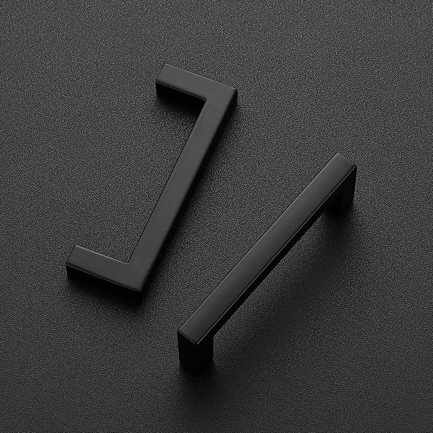 Ravinte 30 Pack Solid 3 Inch Center to Center Slim Square Bar Drawer Handles Kitchen Cabinet Handles Black Drawer Pulls Kitchen Cabinet Hardware Matte Black Dresser Pulls for Cupboard