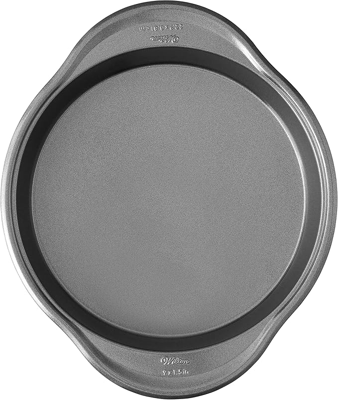 Wilton Advance Select Premium Non-Stick 9-Inch Round Cake Pan, Steel, Silver (Pack of 2)