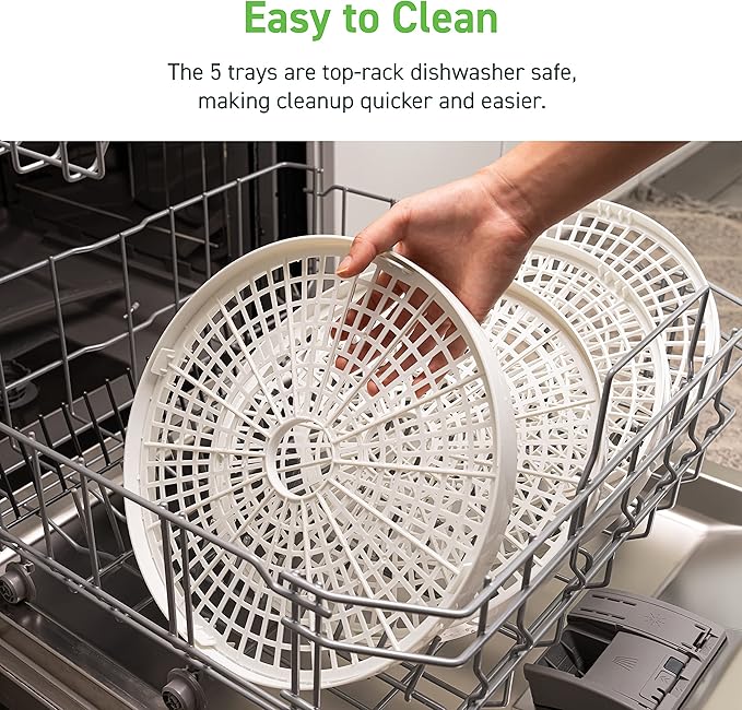 COSORI Food Dehydrator, Expend to 7 Trays, Small BPA-Free Dryer with Adjustable Space, 50 Free Recipes for Jerky, Fruit, Meat, Dog Treats, Herbs, Vegetable, Mushrooms, and Egg