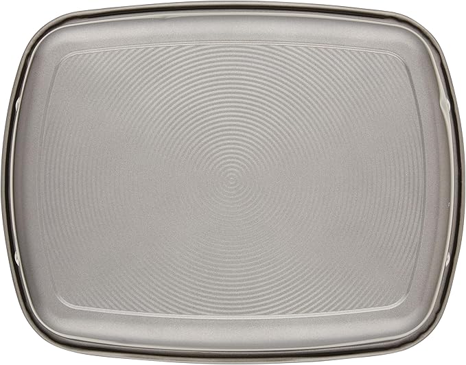 Circulon Nonstick Roasting Pan/Roaster with Rack - 17 Inch x 13 Inch,Gray,(Pack of 3)