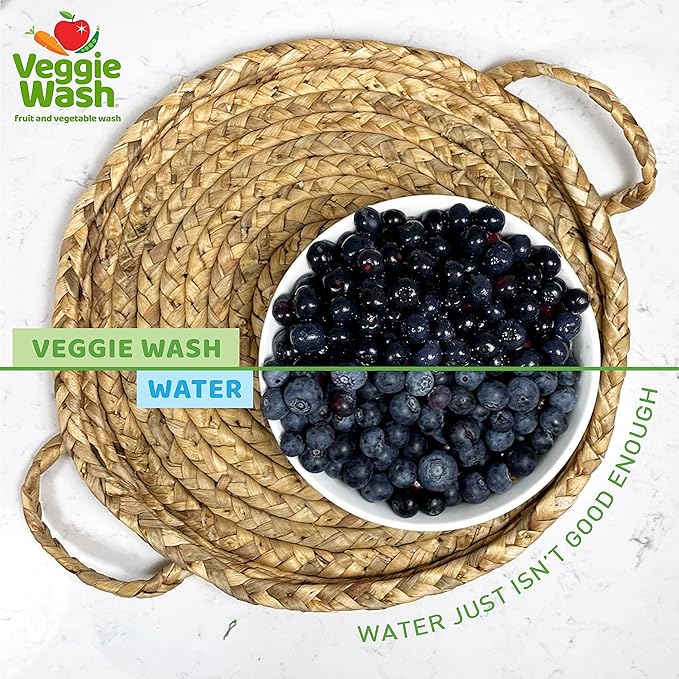 Veggie Wash Fruit & Vegetable Wash, Produce Wash and Cleaner, 16-Fluid Ounce, Pack of 2, Packaging May Vary